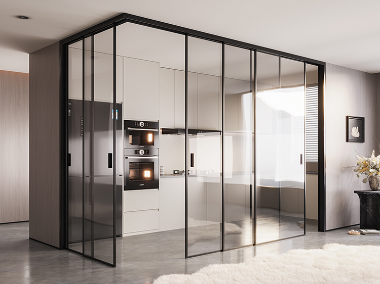 Xinghan L-shaped sliding door