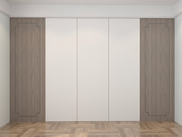 Shaped flat wall panel 4