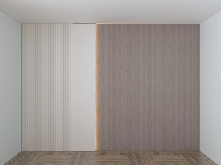 Standard flat grid staggered wall panel 5C