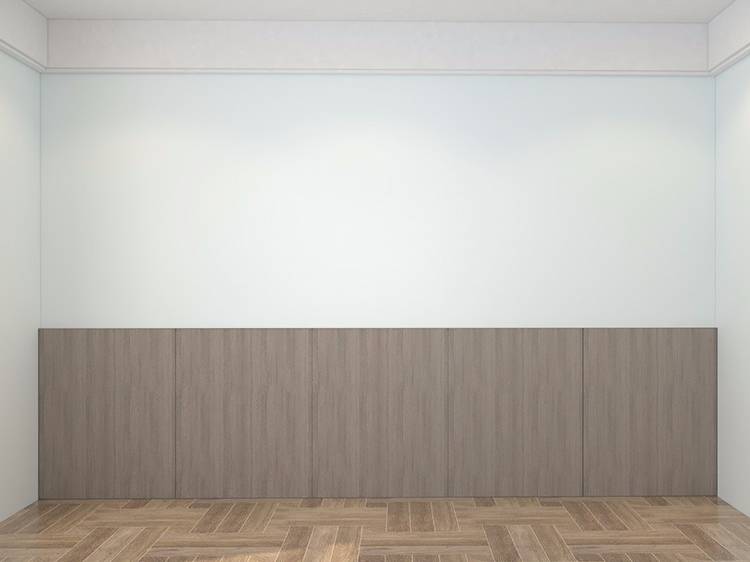 Half-waist wall panel