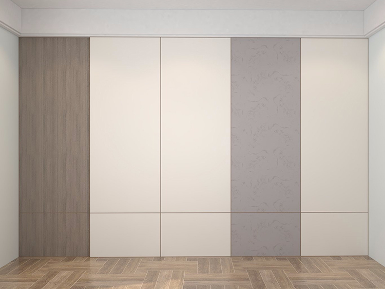 Flat staggered wall panel 1