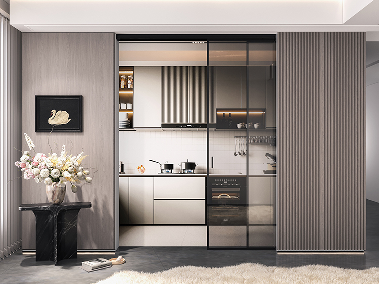 Xinghan two-track hanging sliding door