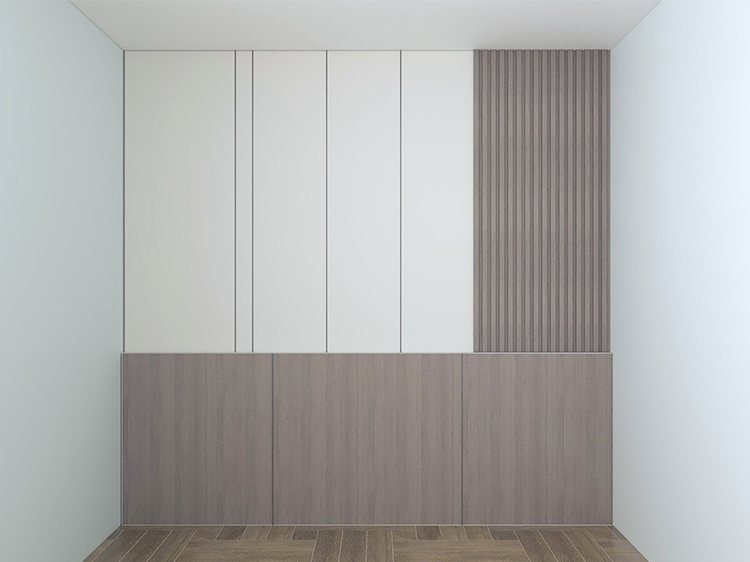 Standard grid staggered wall panel