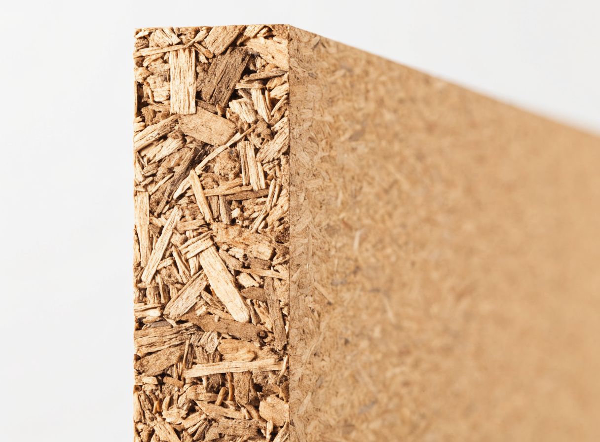 Particle Board material close-up