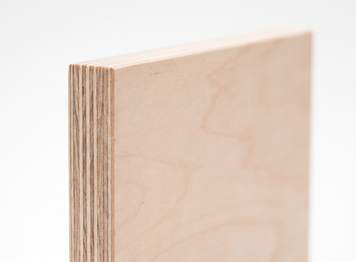 Plywood material close-up