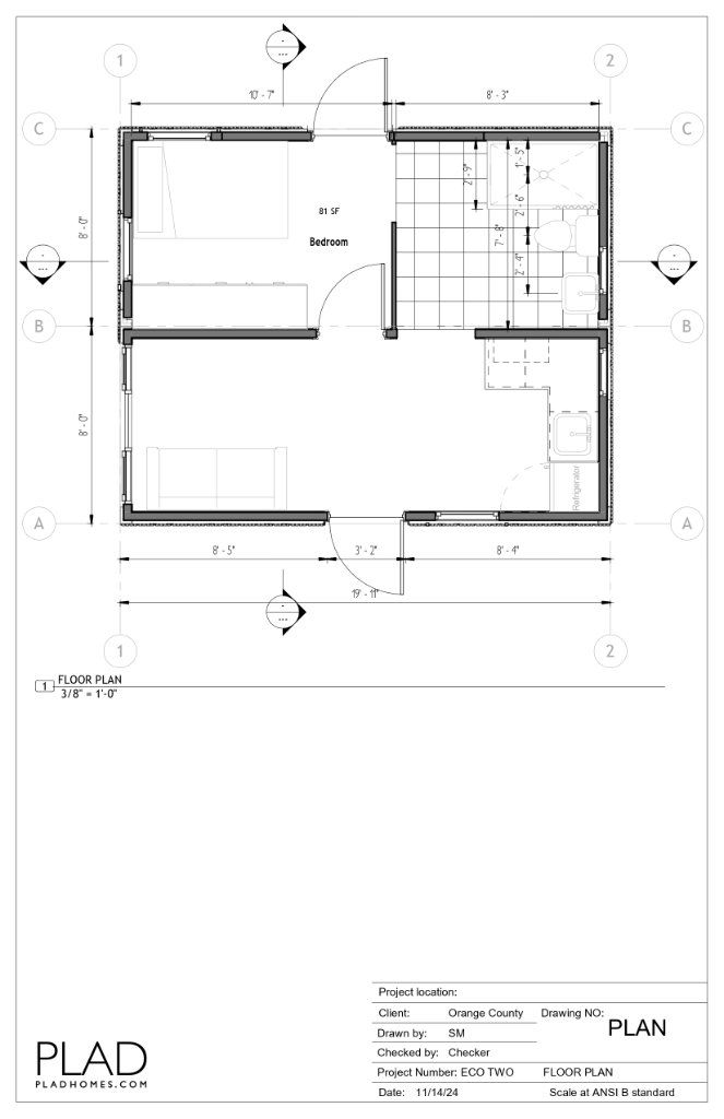 PLAD ECO 2 PR floor plan 1