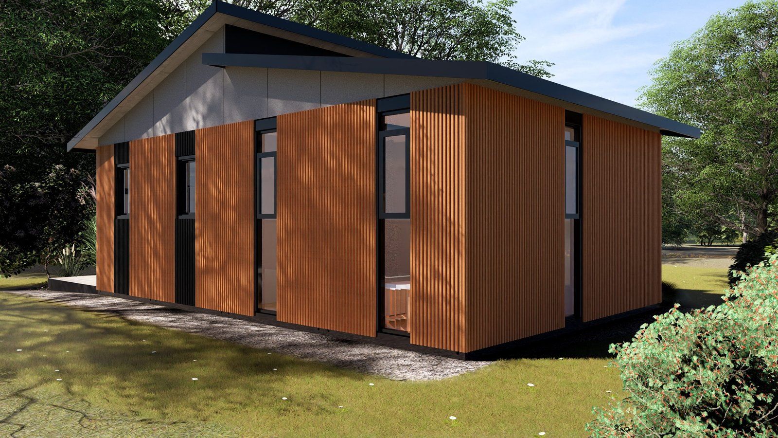 PLAD ECO 4 Plus steel structure home rendering